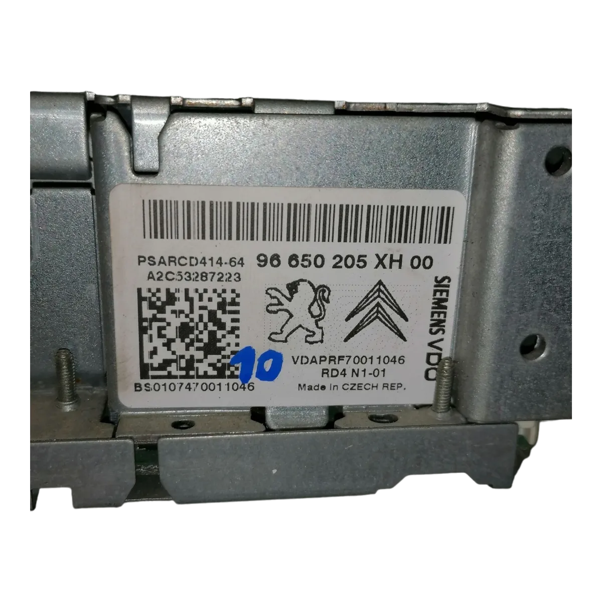 Peugeot 308   07-13    CD/radio    96650205XH   A2C53287223