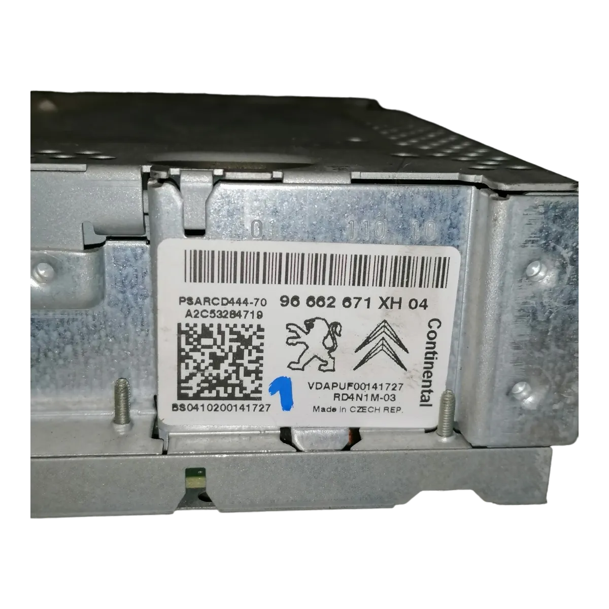 Peugeot 308   07-13   CD/radio    96662671XH   A2C53284719