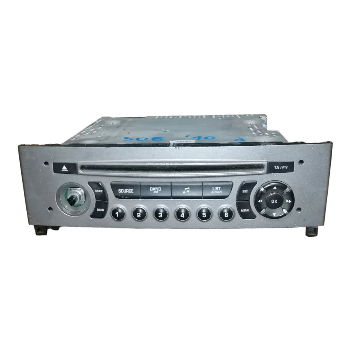 Peugeot 308   07-13   CD/radio    96662671XH   A2C53284719