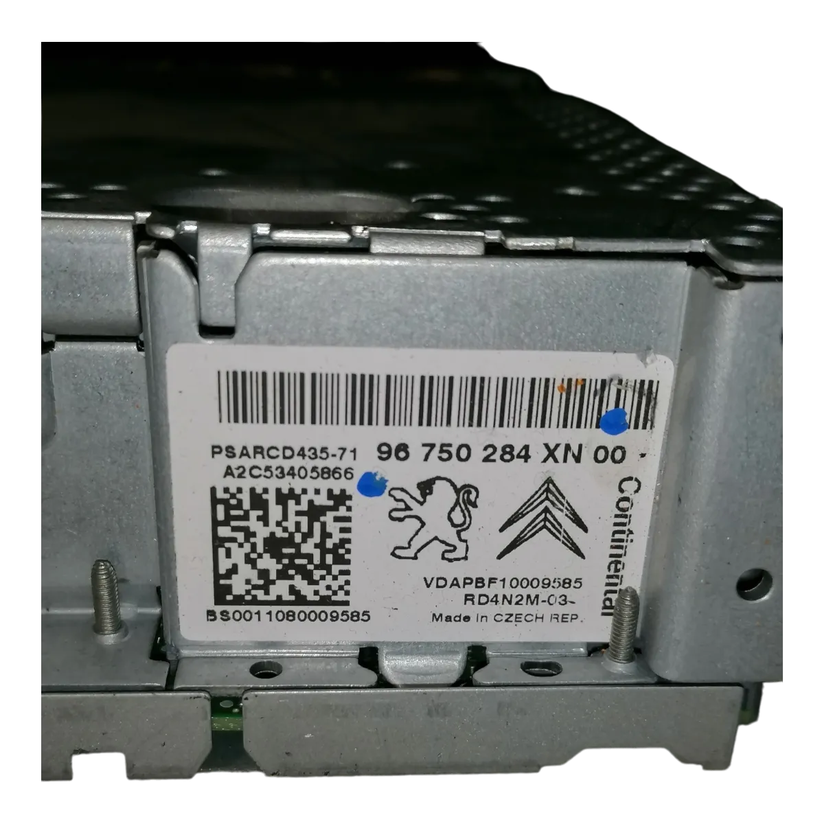 Peugeot 308 CC   09-15    CD/radio     96750284XN   A2C53405866