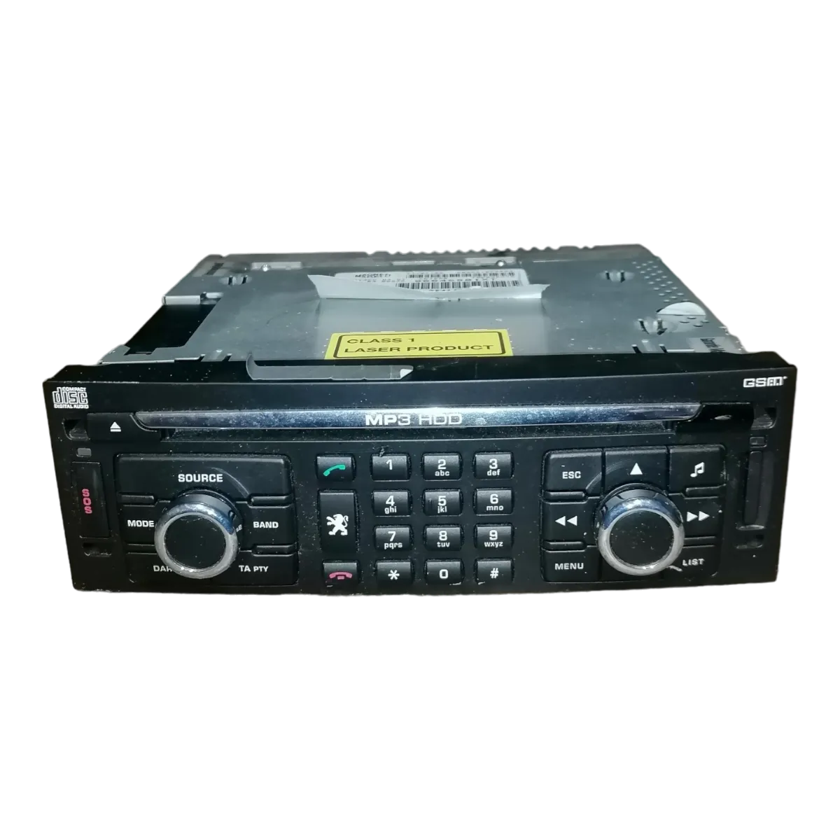 Peugeot 207 CC   07-13     CD/radio    96645901XT   503551020003