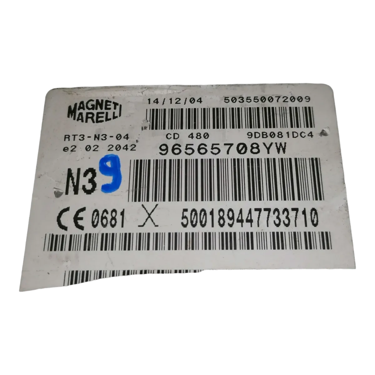 Peugeot 407  04-10    CD/radio    96565708YW   503550072009