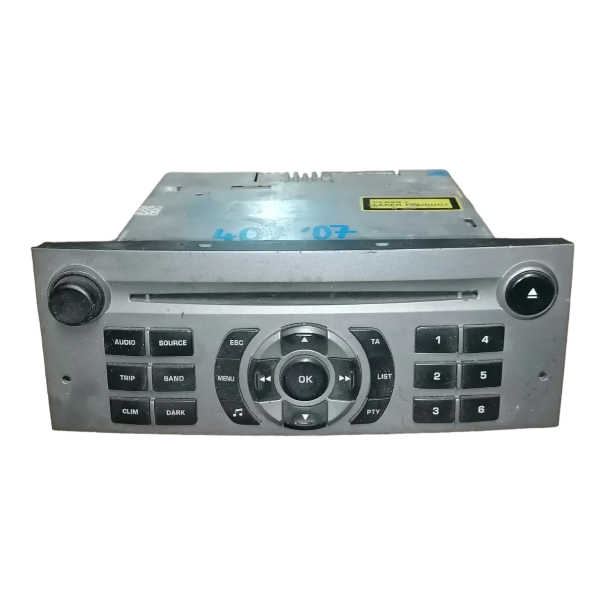 Peugeot 407  04-10     CD/radio      9664636277   96646362YP   DT17MKS08