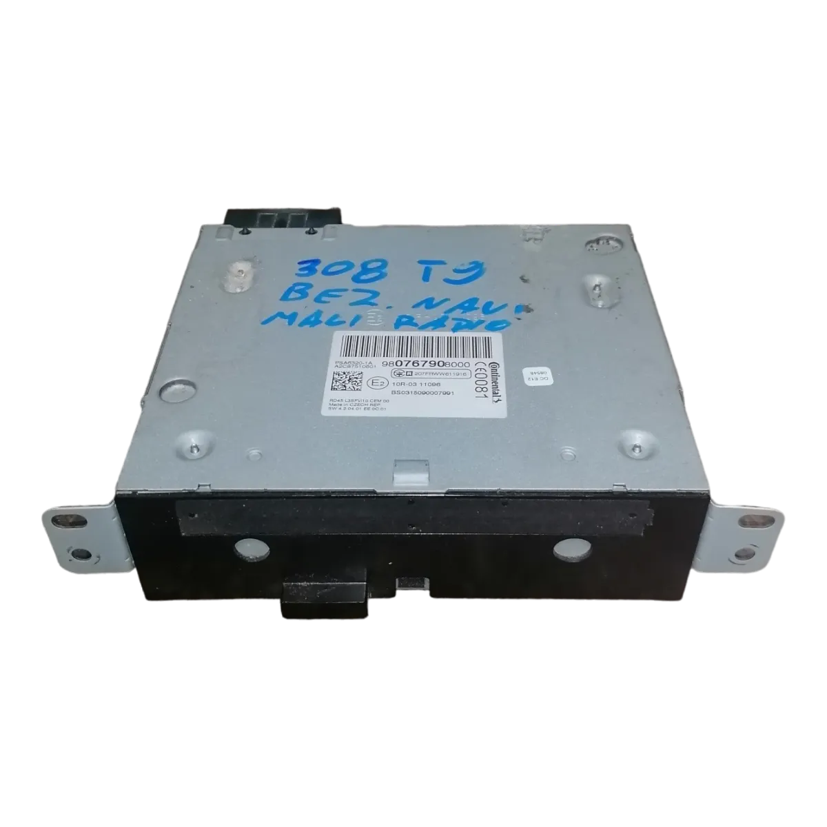 Peugeot 308  T9  13-21    radio     9807679080   A2C87510601