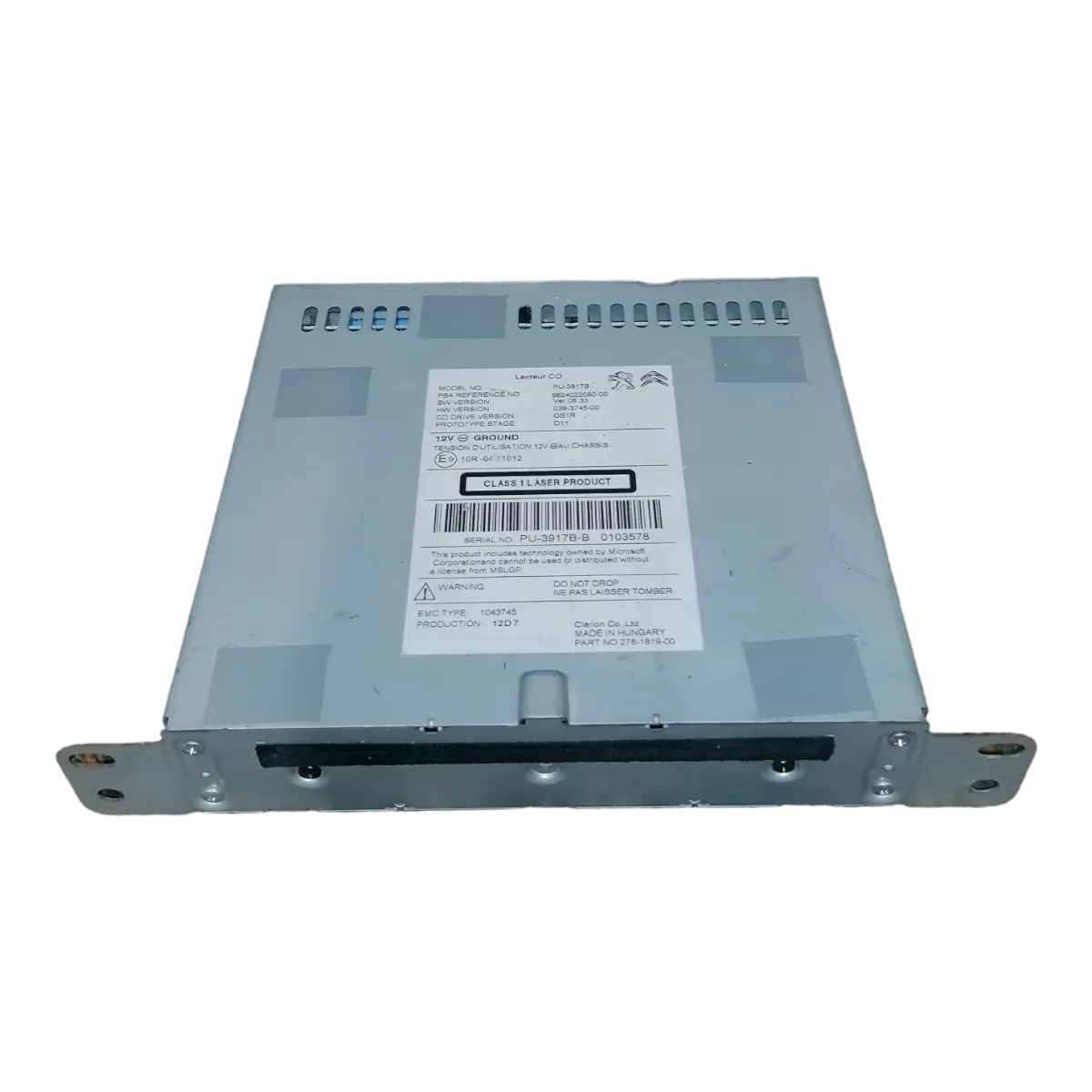 Peugeot 508   09-16     CD/radio     9824022080    039-3745-00