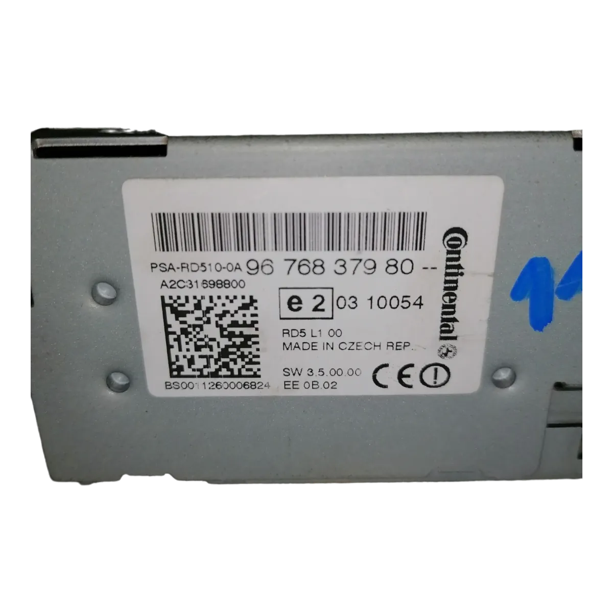 Citroen   C4  B7 10-18    MP3/CD/radio      9676837980   A2C31698800