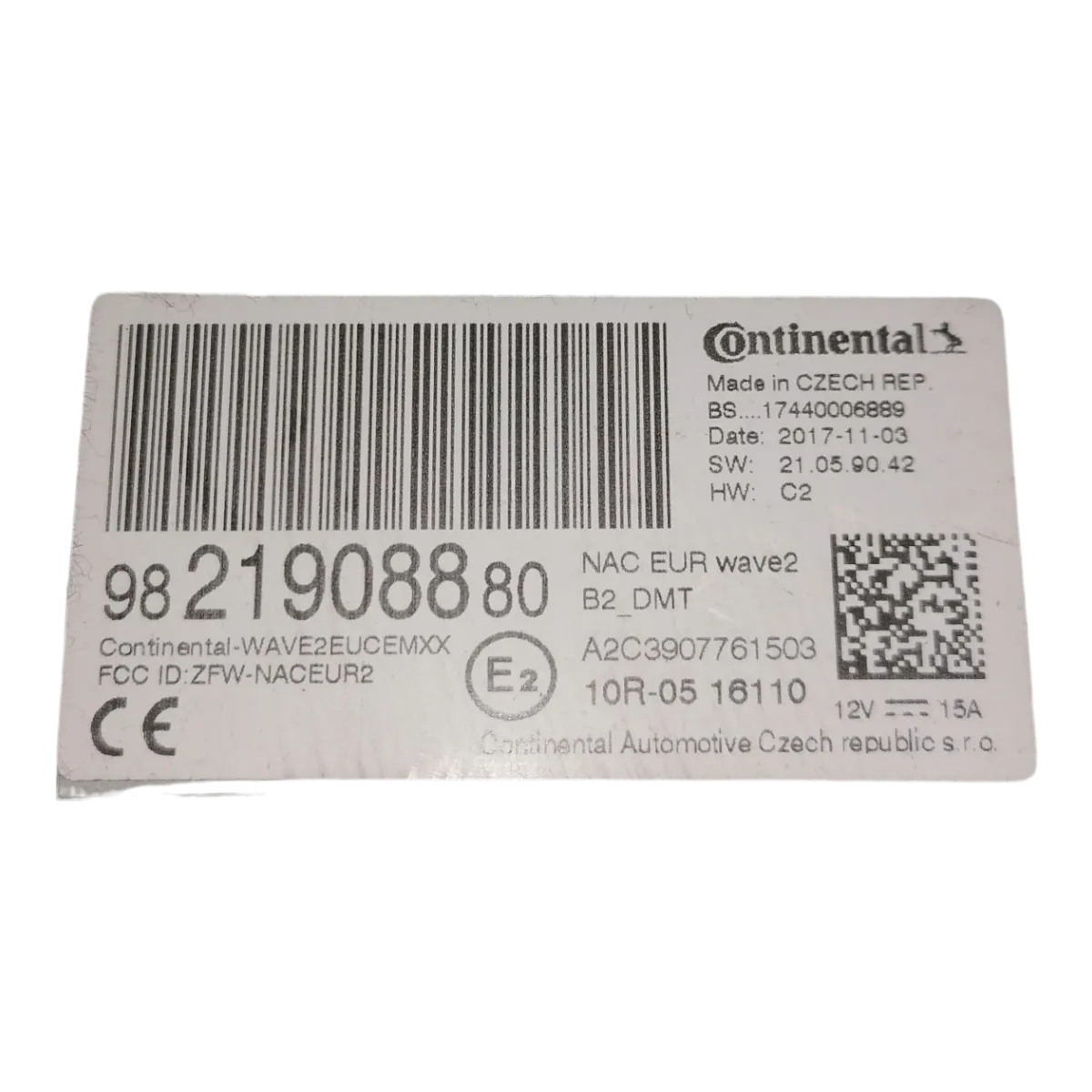 Citroen C3 Aircross    18-     radio/navigacija    9821908880   A2C3907761503