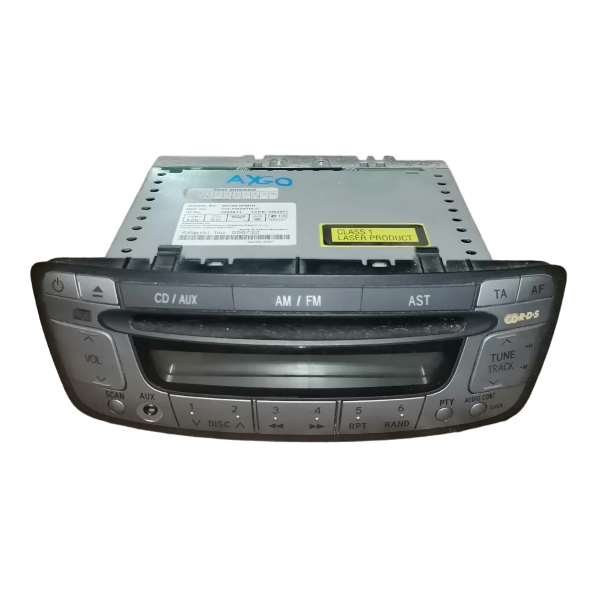 Toyota Aygo   05-14    CD/radio    86120-0H010   CQ-MS0570LC