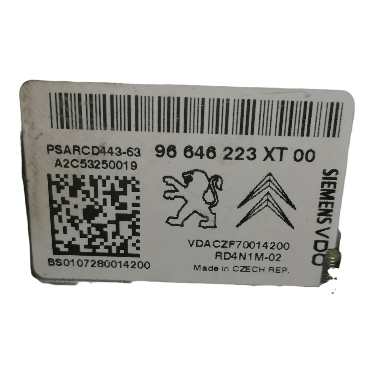 Citroen C4 Picasso 06-13    CD/radio    96646223XT   A2C53250019