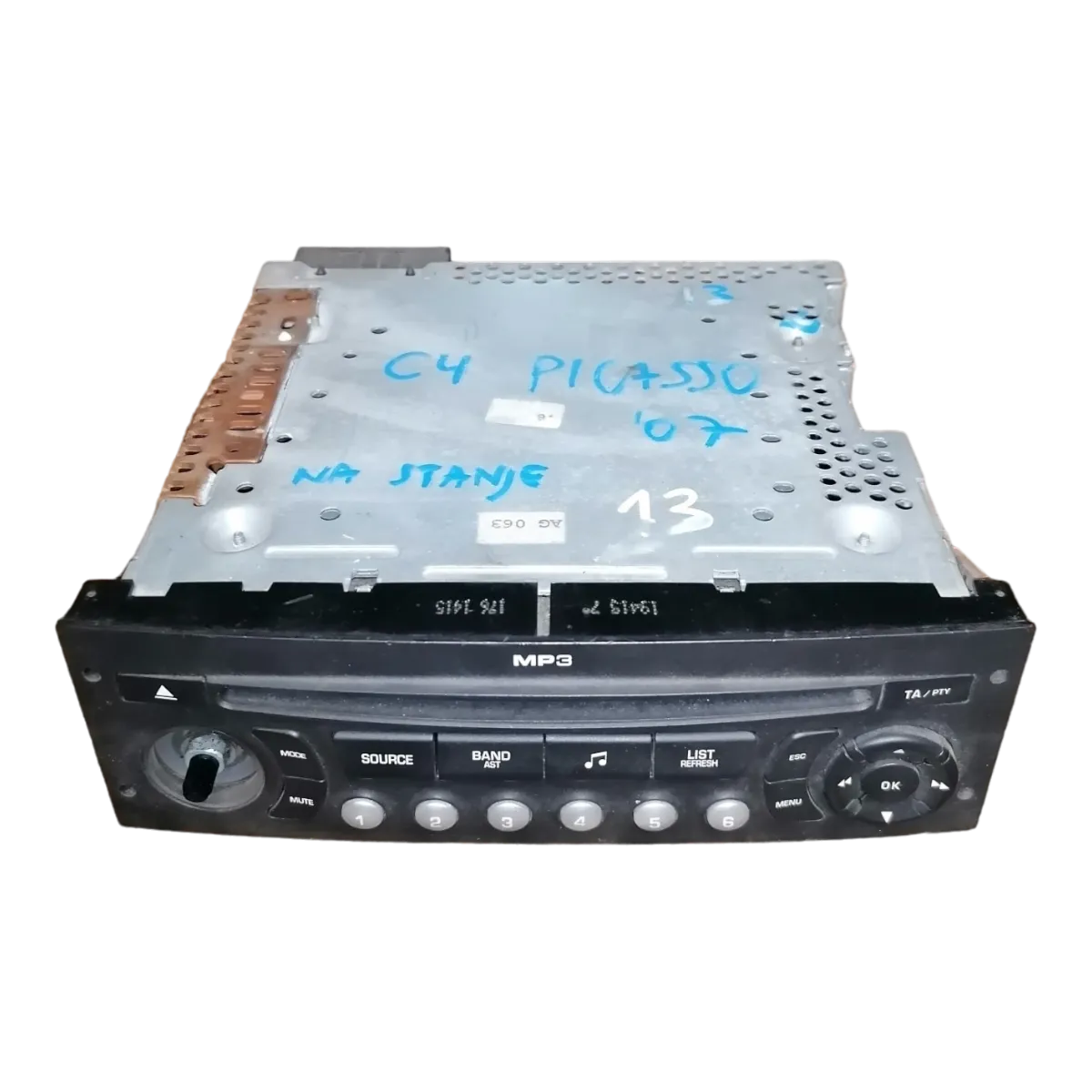 Citroen C4 Picasso 06-13    CD/radio    96646223XT   A2C53250019
