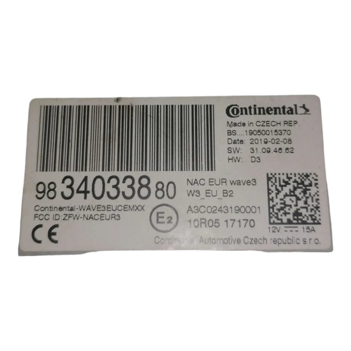 Citroen C4 Cactus   14-20    navigacija/radio    9834033880   A3C0243190001