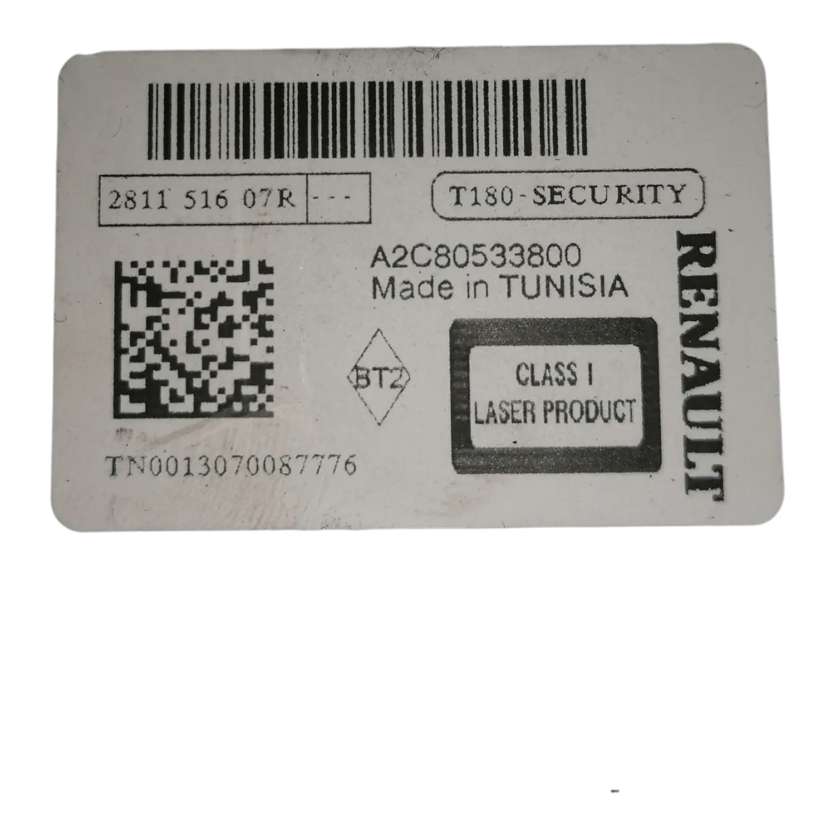 Renault Twingo II    07-14      CD/radio     281151607R   A2C80533800