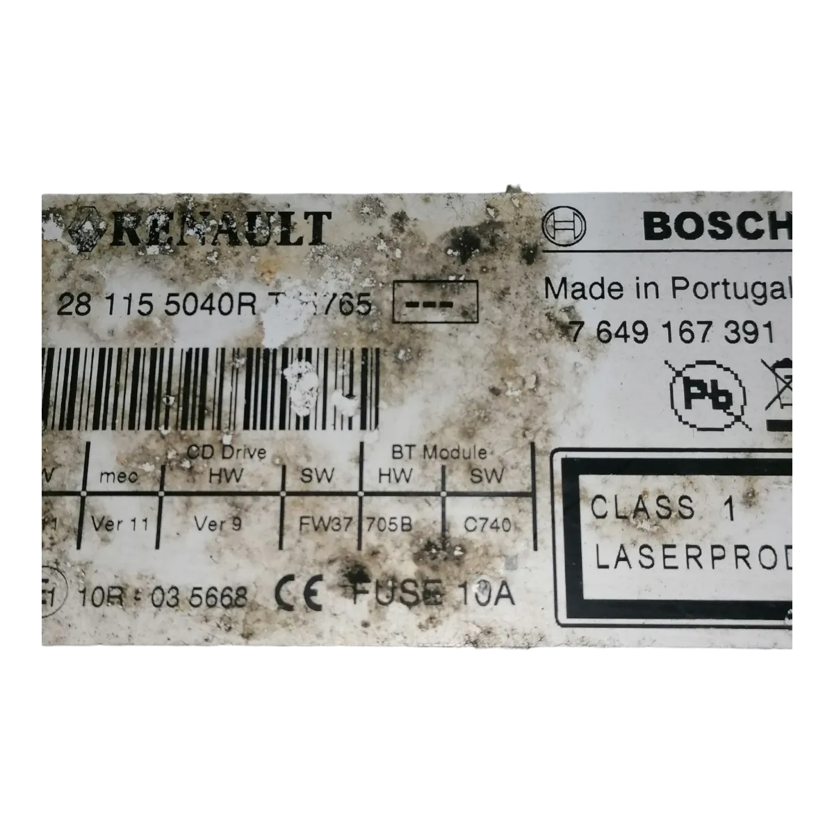 Renault Megane III  08-16    navigacija/CD/radio      281155040R   7649167391