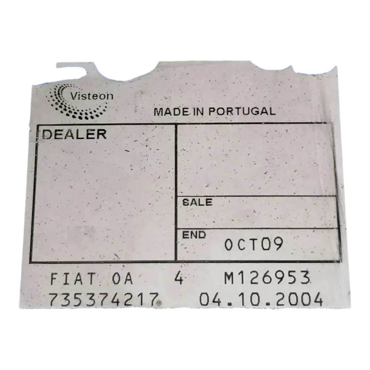 Fiat Stilo    01-10    kazetofon/radio     735374217