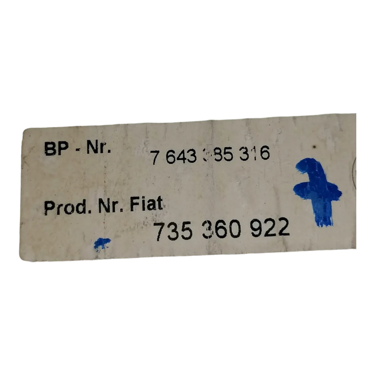 Fiat Panda   03-11    CD/radio    7643385316   735360922