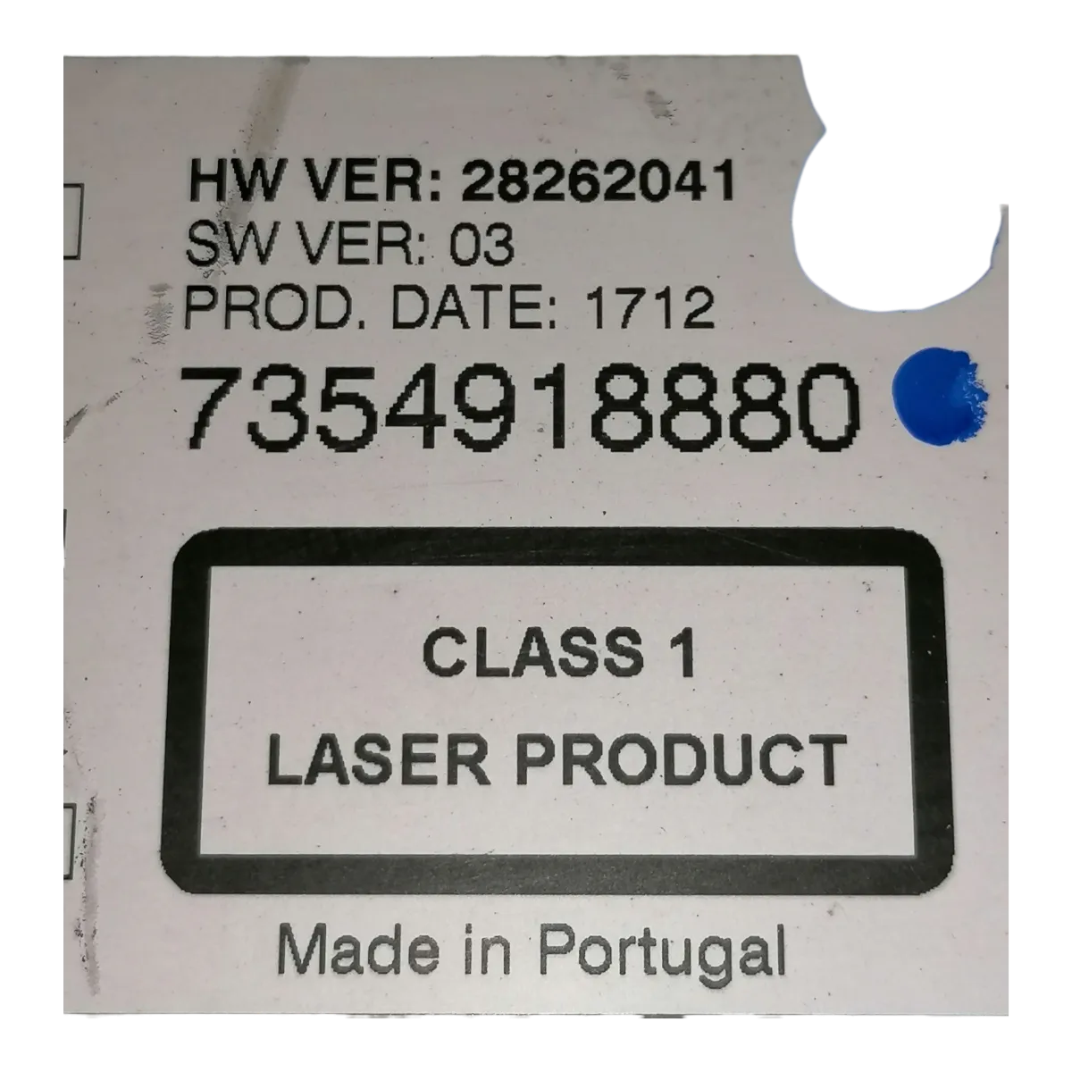 Fiat Punto Grande   05-15     CD/radio     7354918880