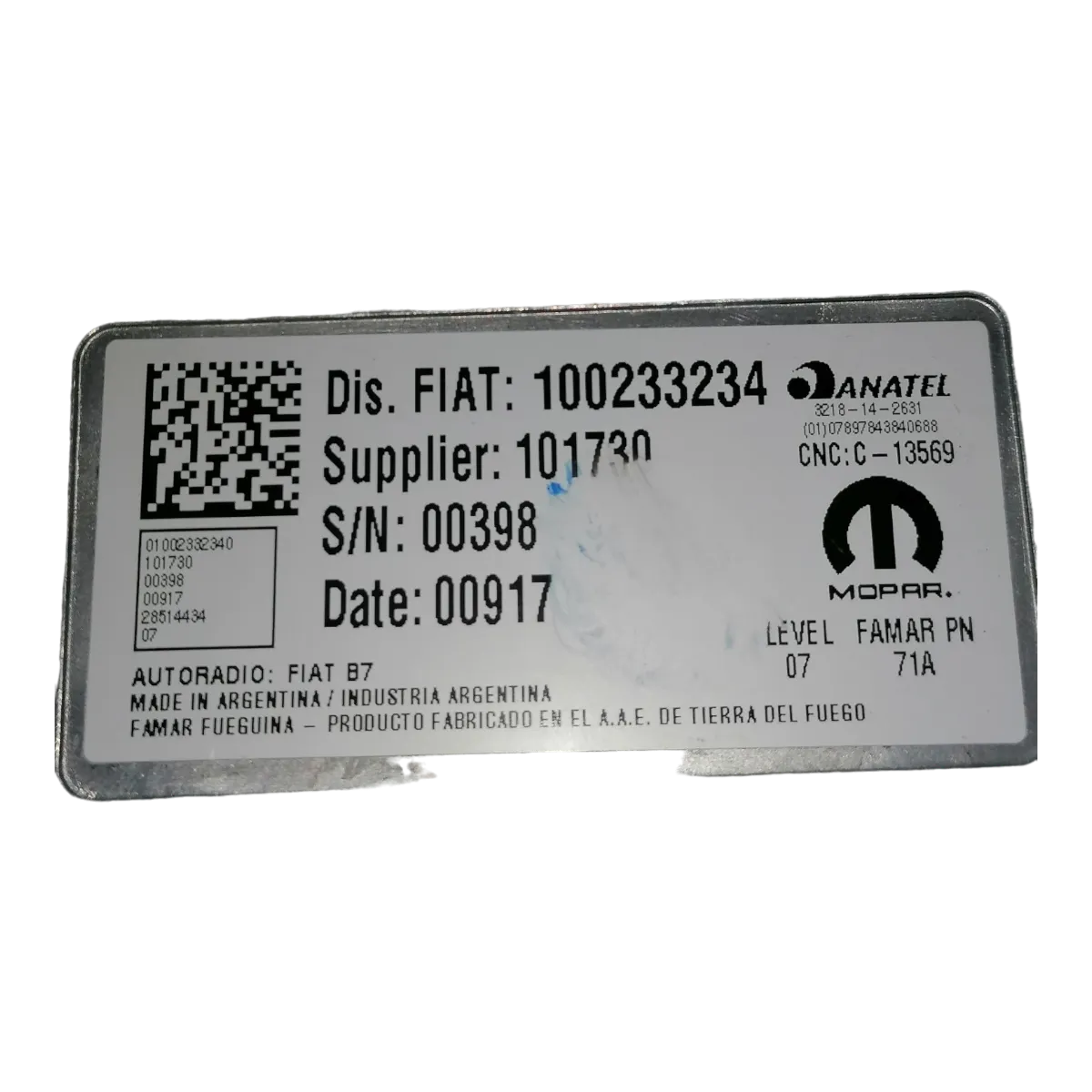 Fiat  Mobi  16-      multimedija     100233234