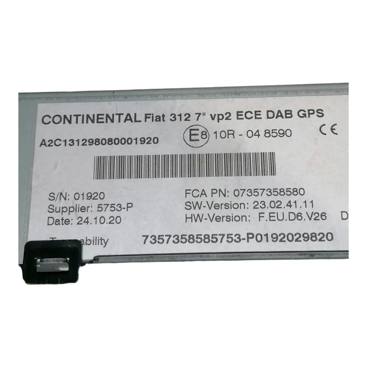 Fiat 500    07-      navigacija/radio     07357358580