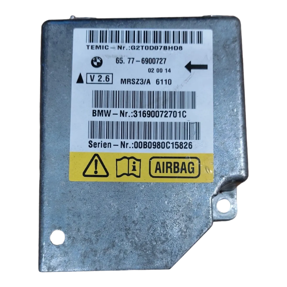 Bmw serija 5  E39    95-04      centrala airbaga  65776900727