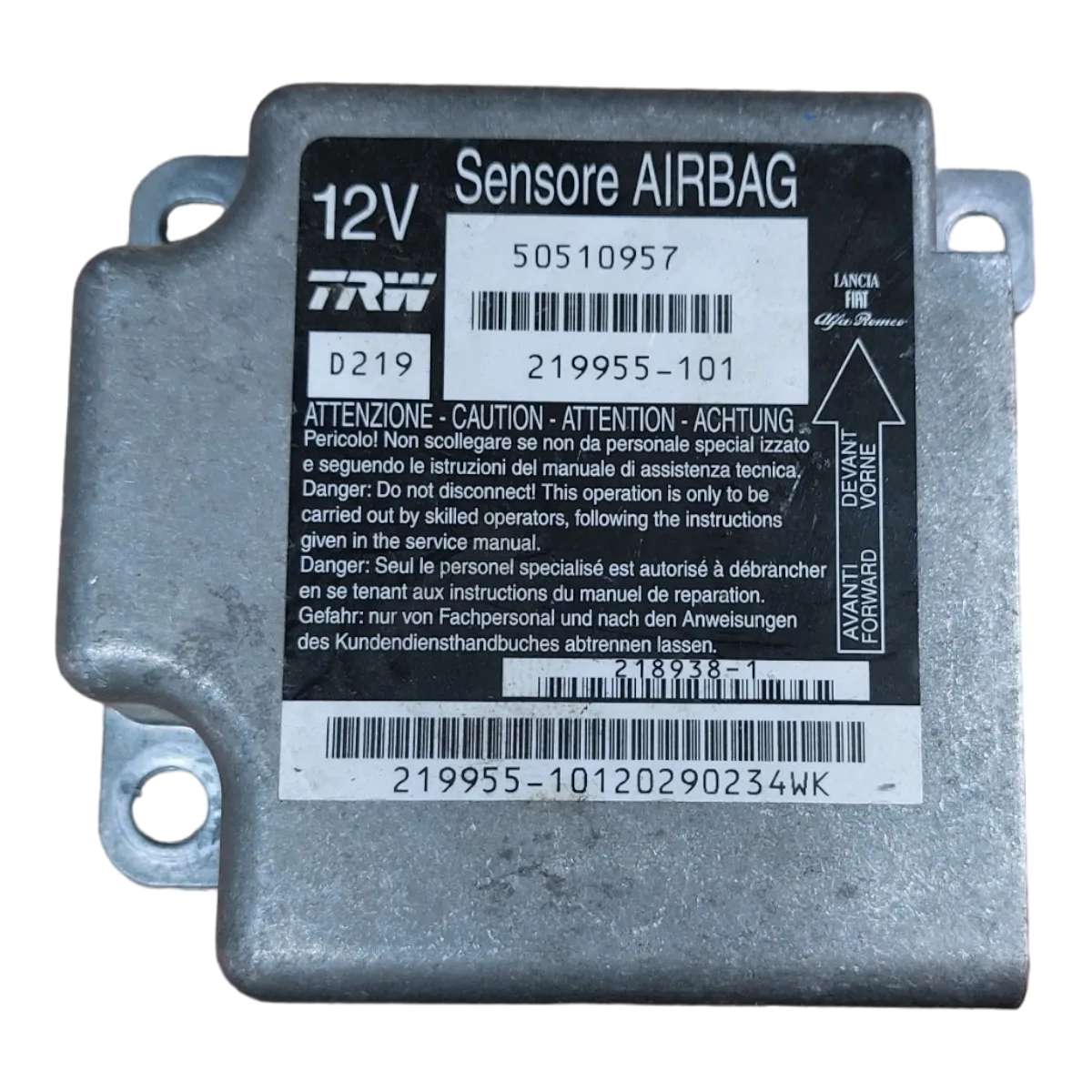 Alfa  Romeo 159   04-11    centrala airbaga   50510957   219955101