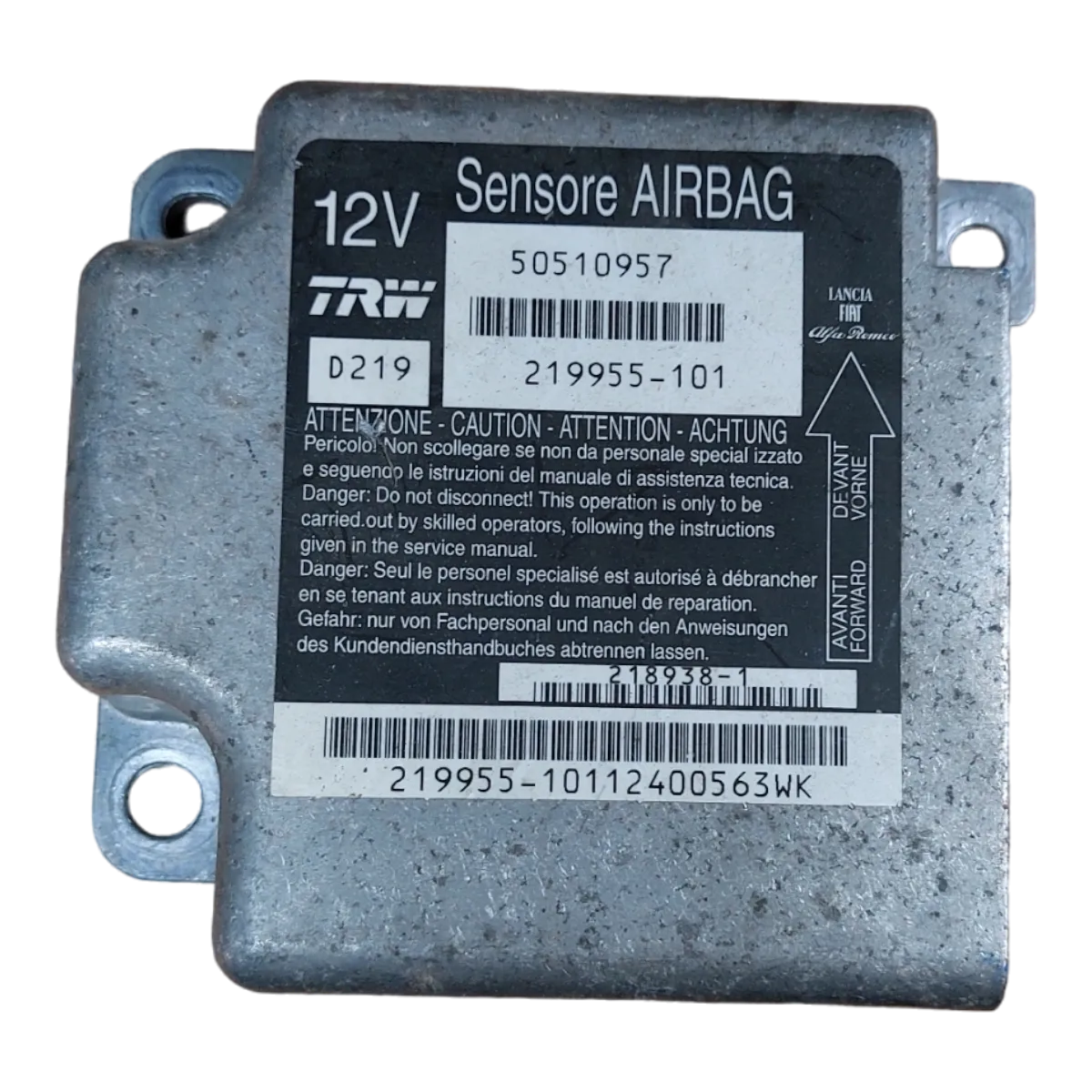 Alfa  Romeo 159   04-11    centrala airbaga   50510957   219955101