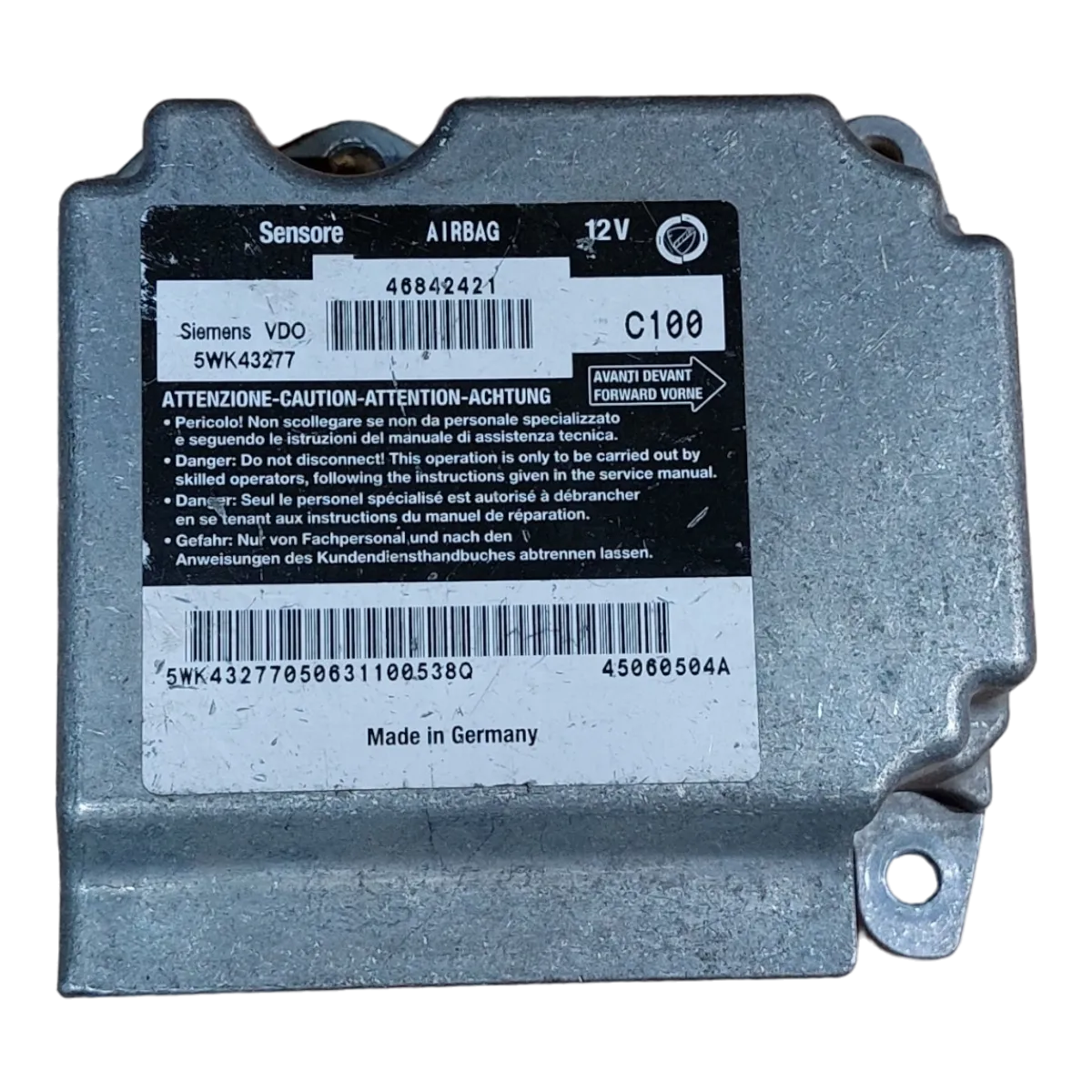 Alfa Romeo  147    01-10  centrala airbaga  46842421     5WK43277