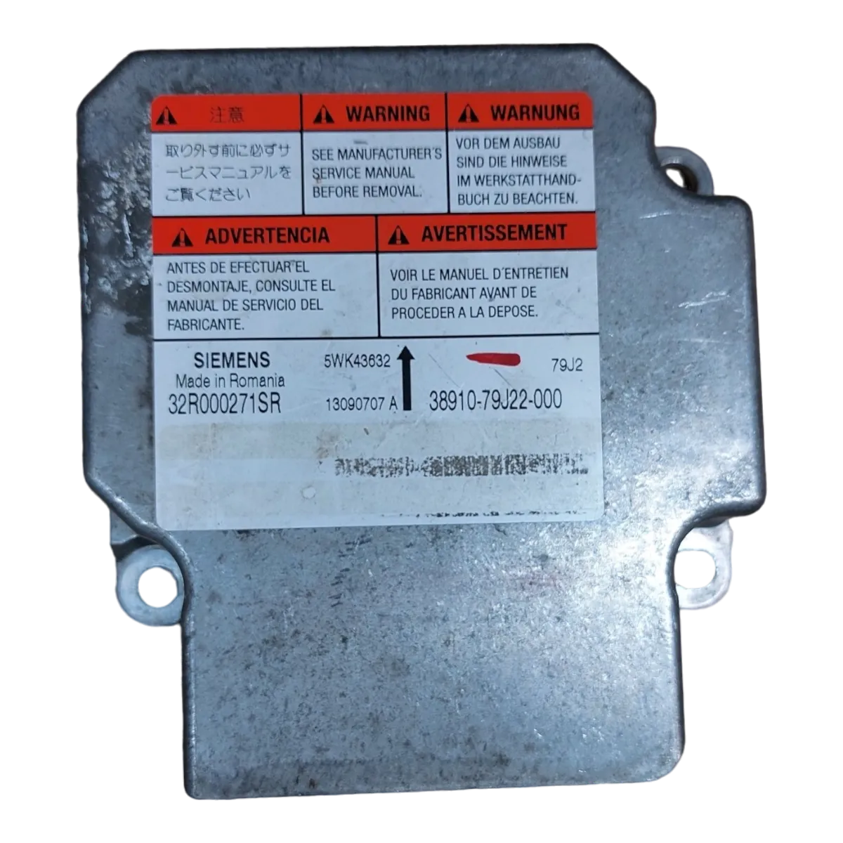 Suzuki SX4   06-13    centrala airbaga   5WK43632   3891079J22000