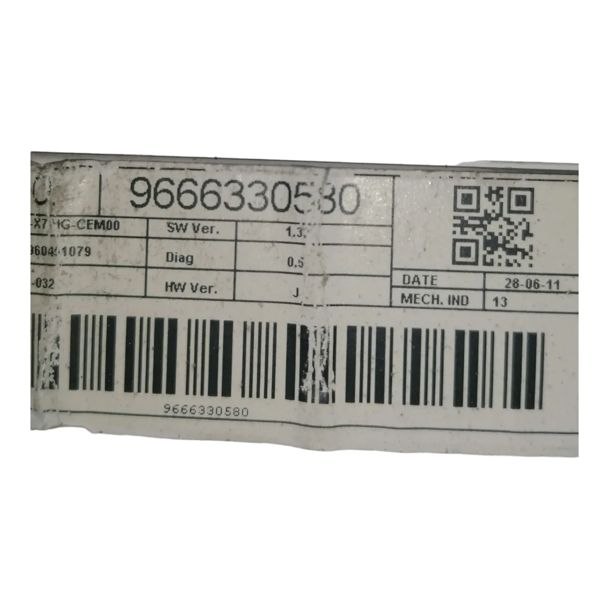 Citroen  C5 III  X7   07-19   kilometar sat/brzinomjer   9666330580