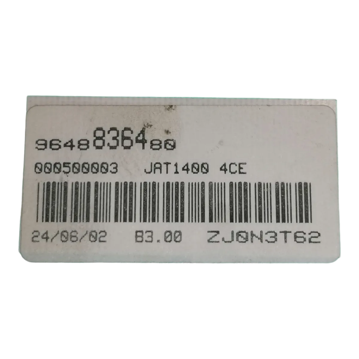 Peugeot 206  98-09   kilometar sat/brzinomjer   9648836480   000500003