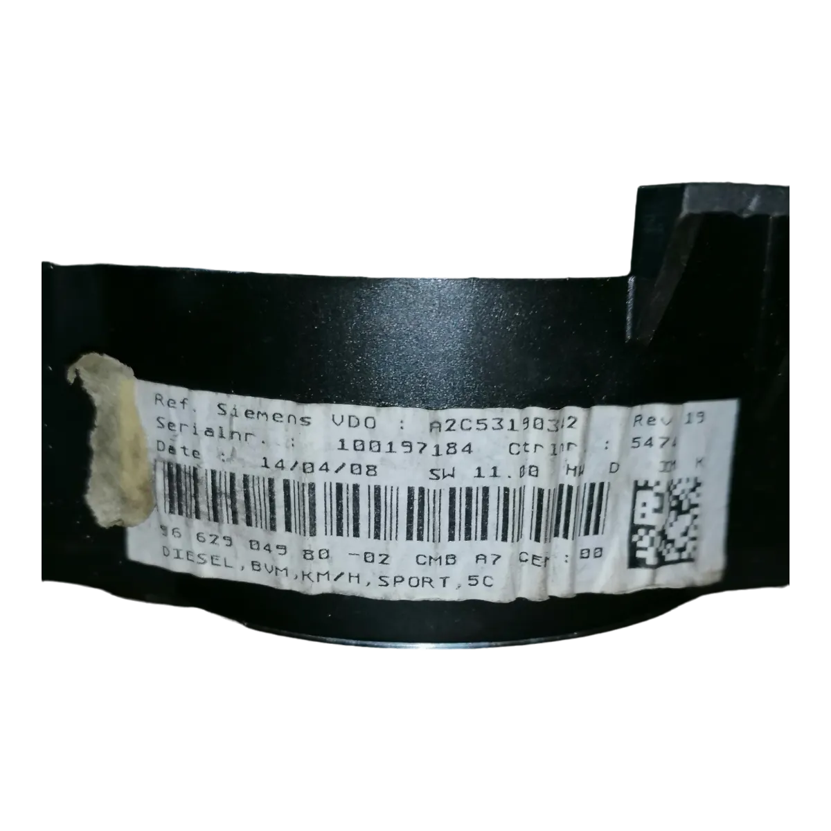 Peugeot 207 06-15  kilometar sat/brzinomjer  9662904980   A2C53190342