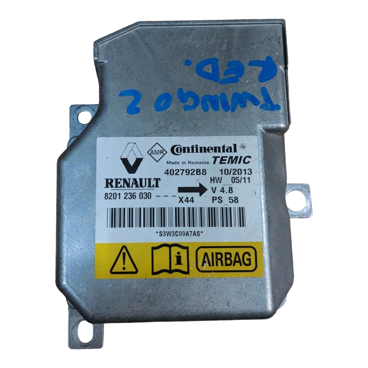 Renault Twingo II    07-14  centrala airbaga  8201236030   402792B8
