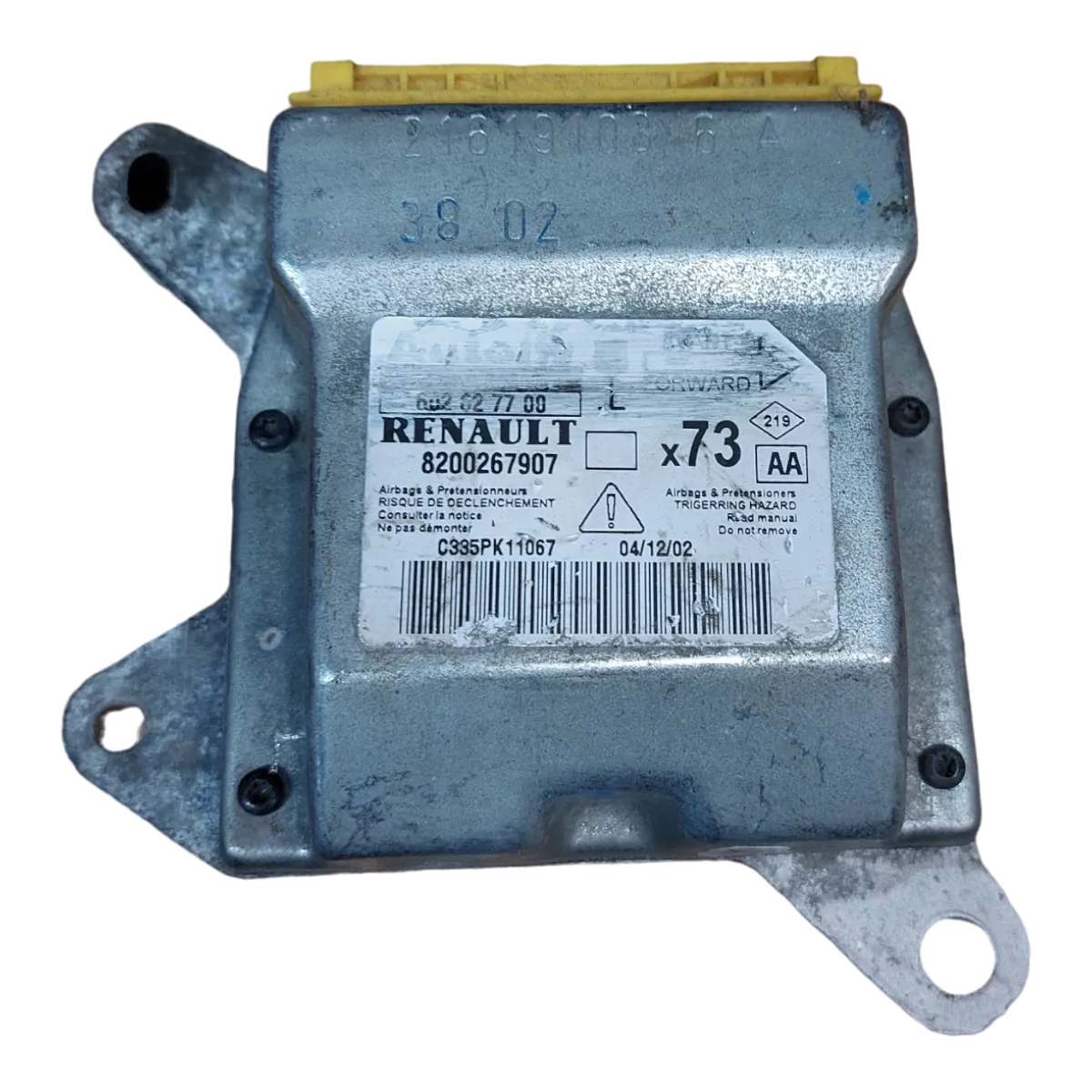 Renault Vel Satis    01-09    centrala airbaga   8200267907   602627700