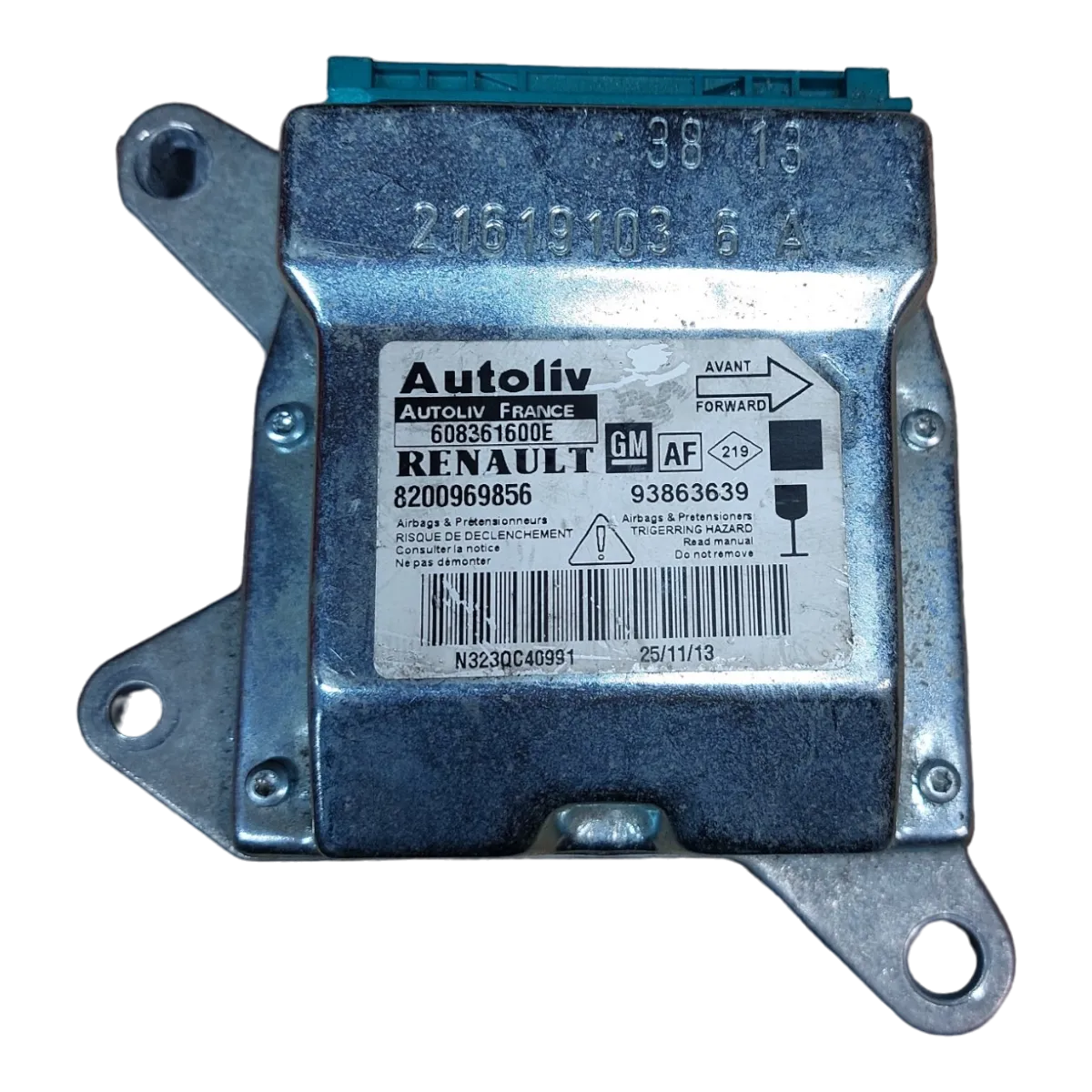 Renault  Trafic  II   01-15  centrala airbaga  8200969856    608361600E