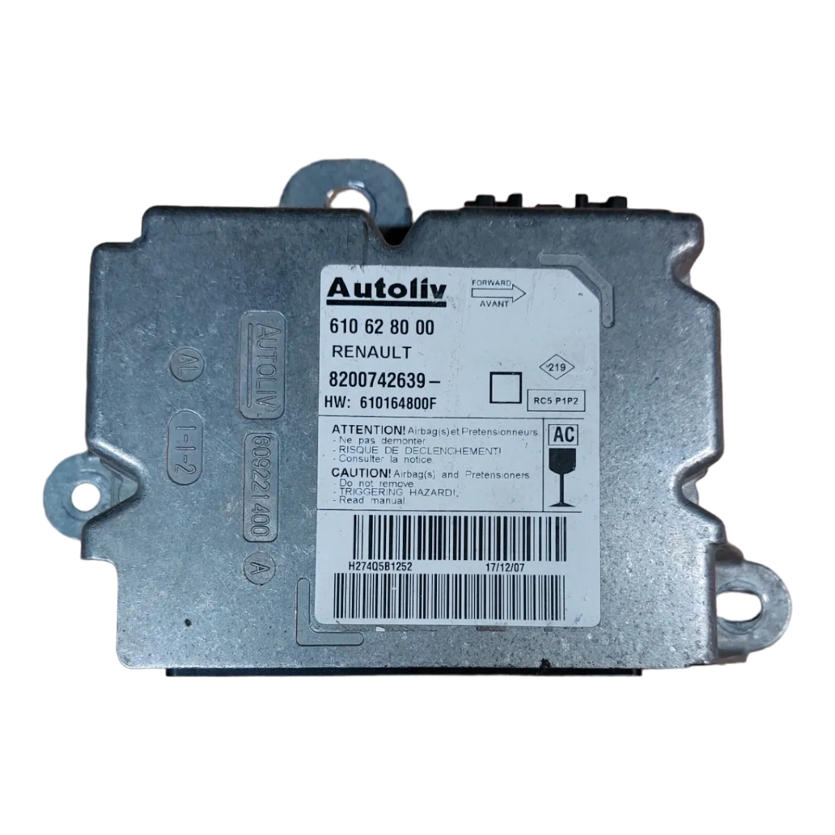 Renault Modus  04-12     centrala airbaga   8200742639  610628000
