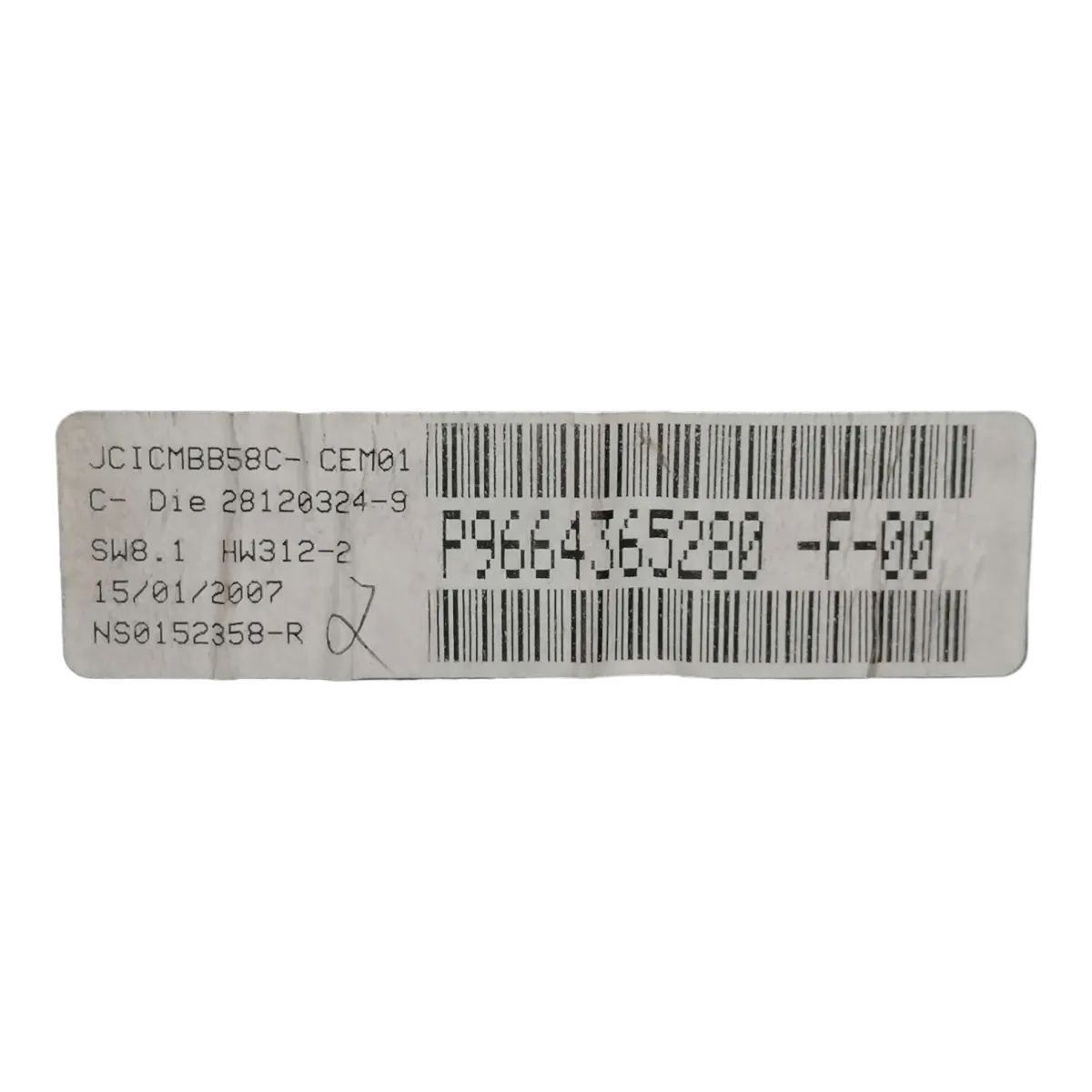 Citroen C4 Picasso 06-13    kilometar sat/brzinomjer    9664365280   28120324-9