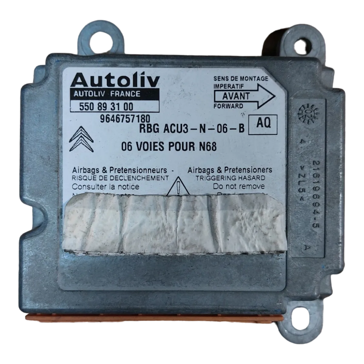 Citroen Xsara Picasso  99-11   centrala airbaga  9646757180   550893100