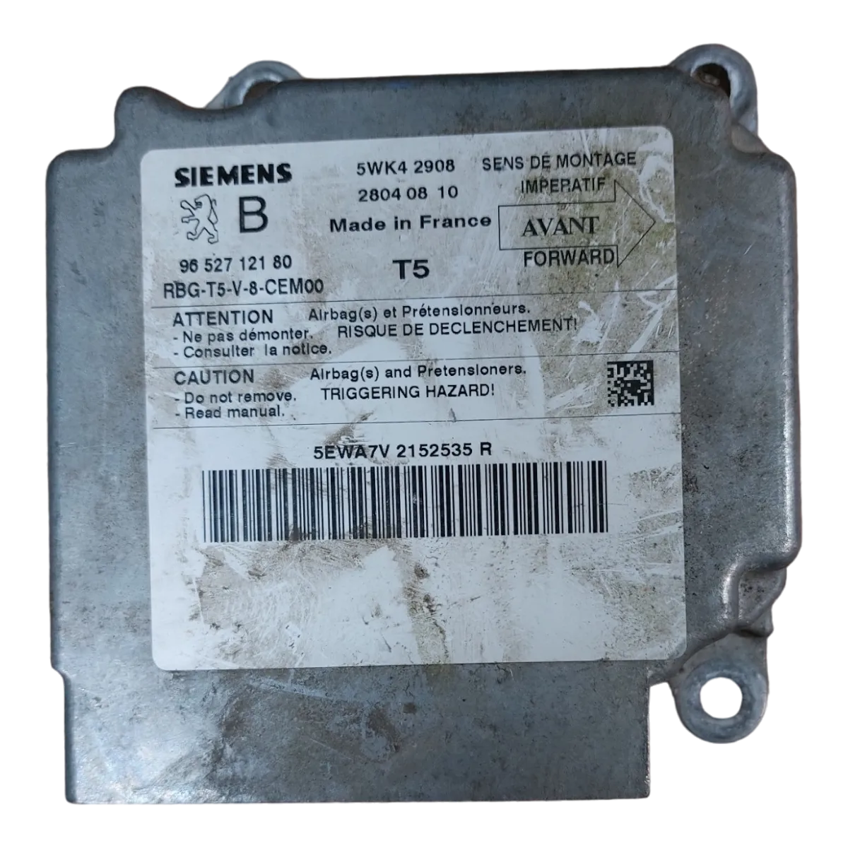 Peugeot 307 00-09 centrala airbaga 9652712180