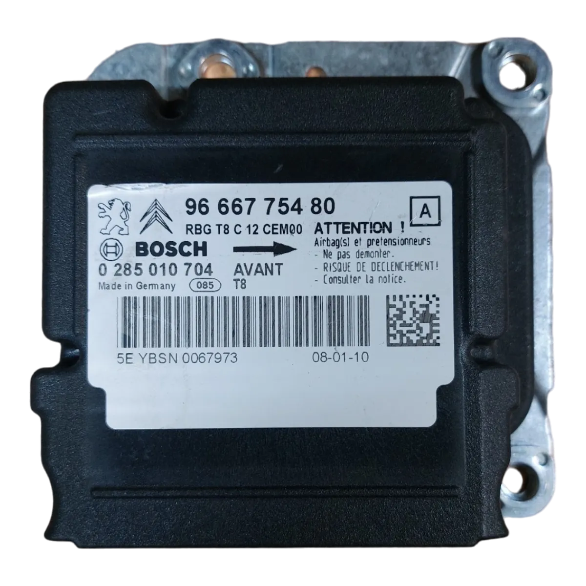 Peugeot 5008   09-16    centrala airbaga   9666775480  0285010704