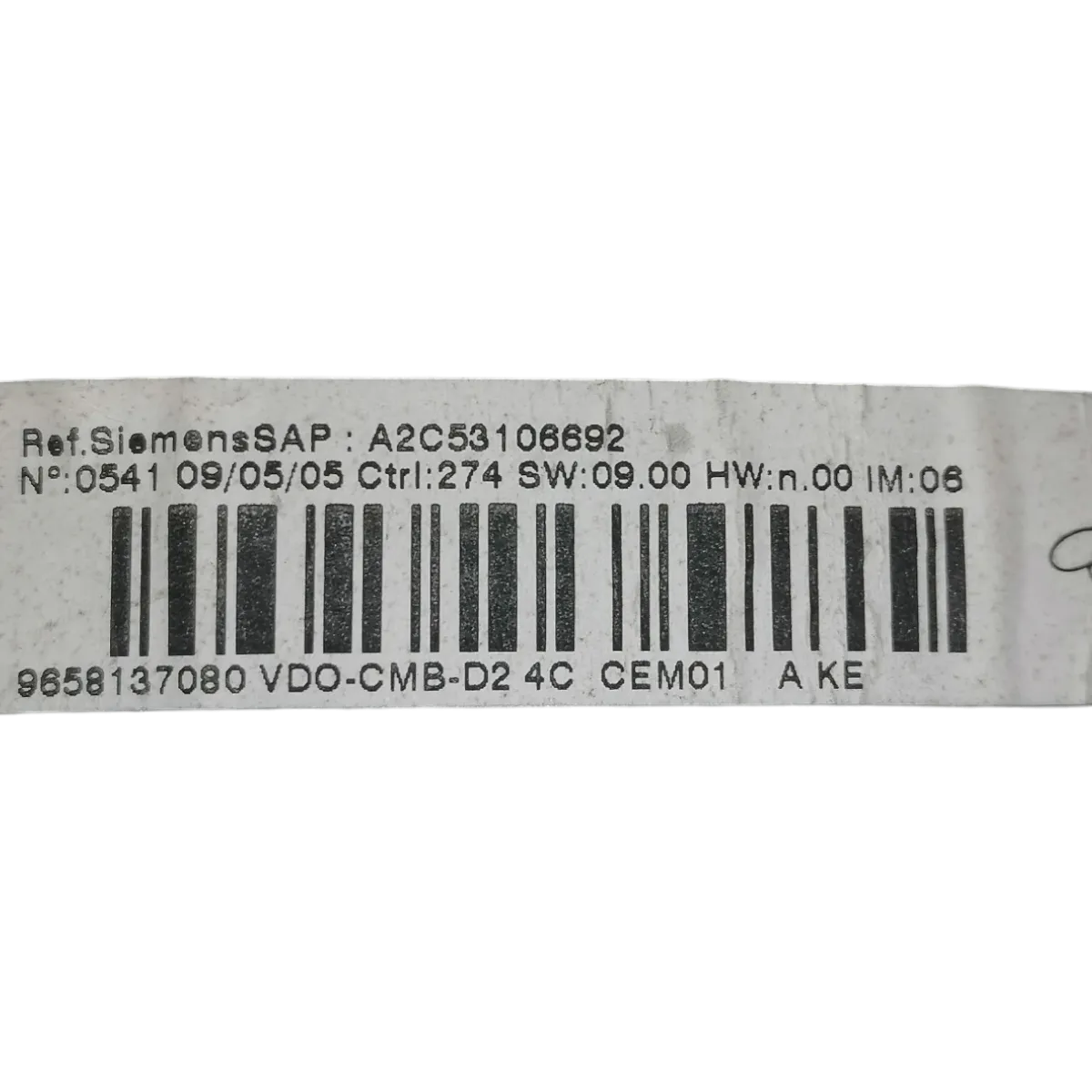 Peugeot 407  04-10  kilometar sat/brzinomjer   9658137080   A2C53106692