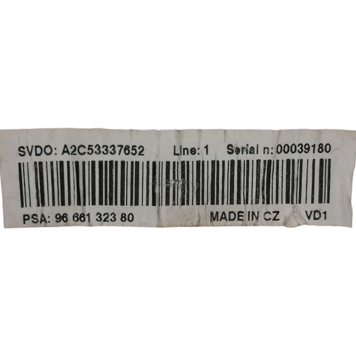 Peugeot  207  06-14   kilometar sat/brzinomjer   9666132380   A2C53337652