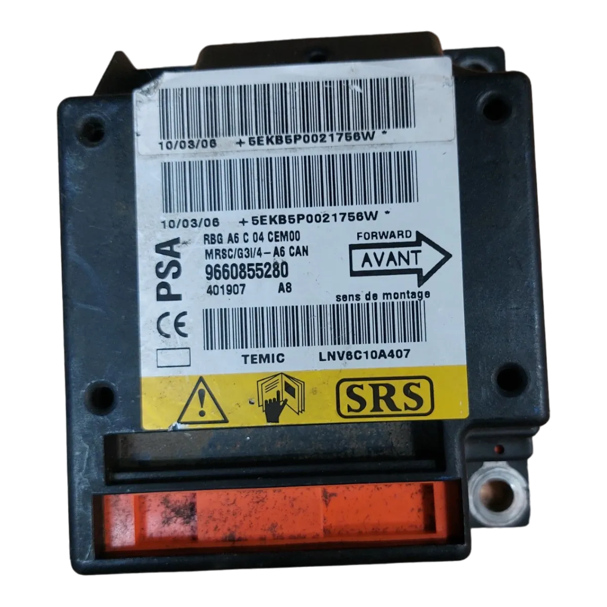 Citroen C2   07-09     centrala airbaga  9660855280