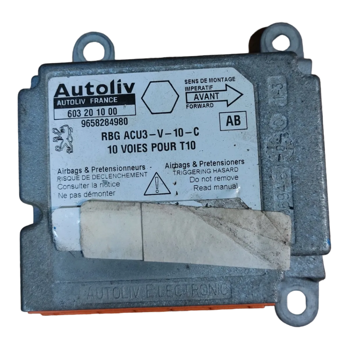 Peugeot 206 +   09-13  centrala airbaga  9658284980   603201000