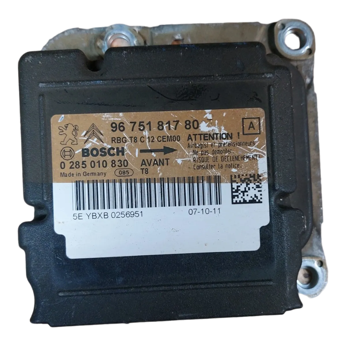 Peugeot 5008   09-16    centrala airbaga  9675181780  0285010830