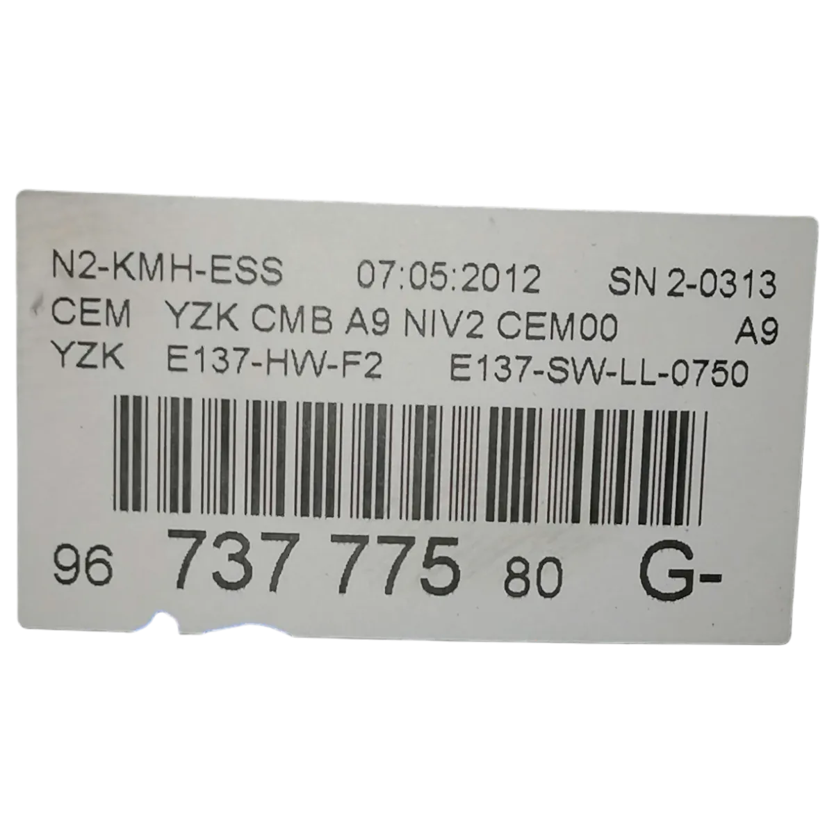 Peugeot 208   12-19   kilometar sat/brzinomjer    9673777580