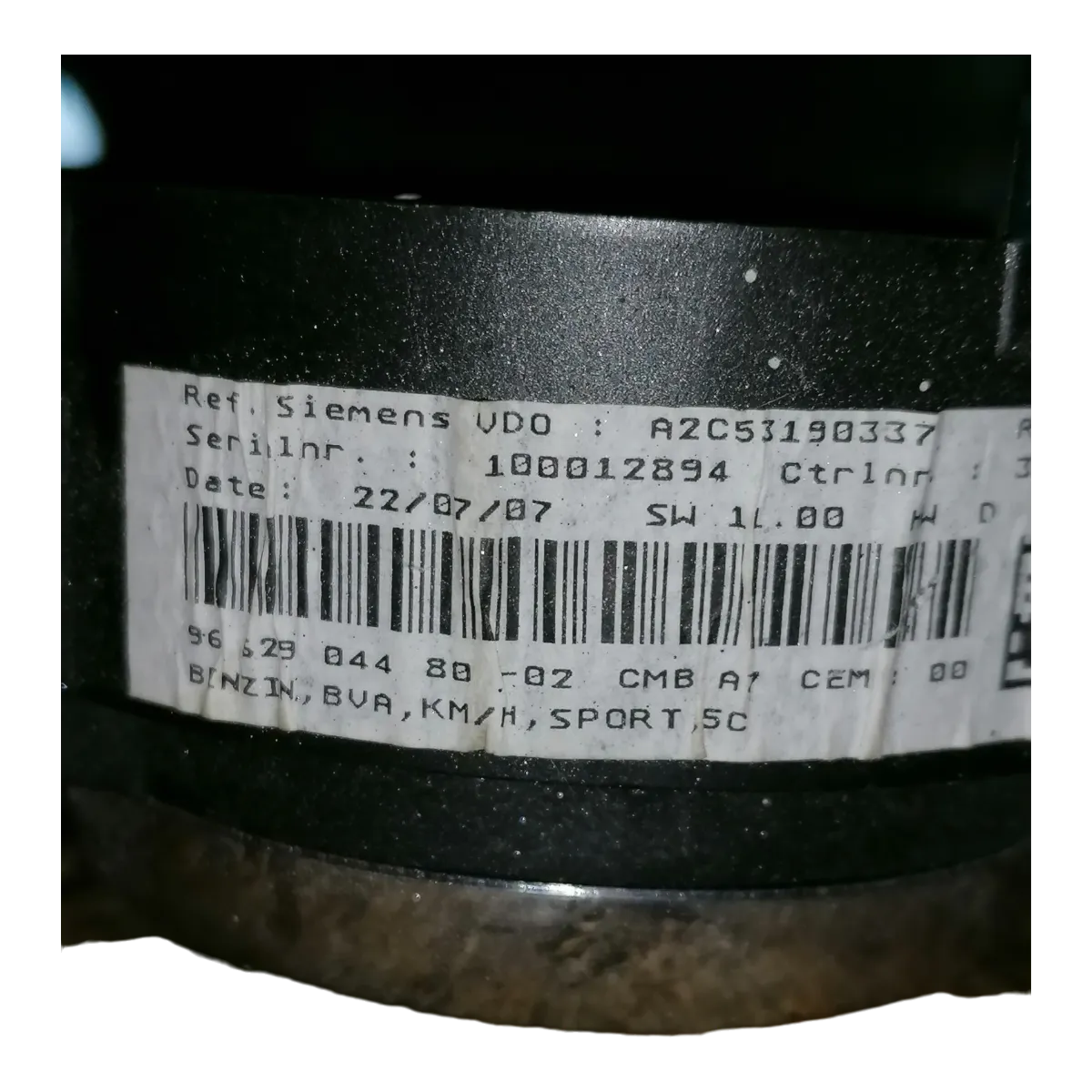 Peugeot  207  06-14   kilometar sat/brzinomjer    9662904480    A2C53190337
