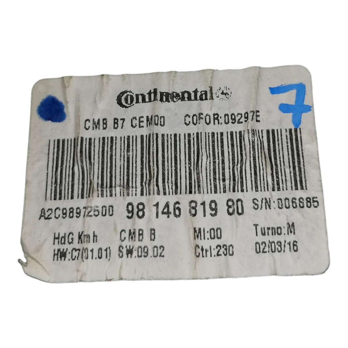 Citroen  DS4  10-18   kilometar sat/brzinomjer    9814681980   A2C98972500