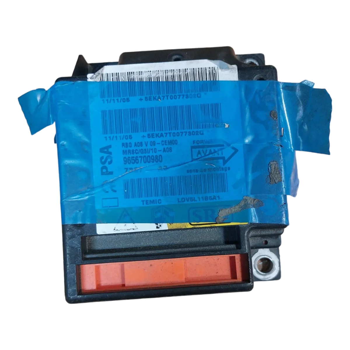 Peugeot 1007   04-09    centrala airbaga  9656700980