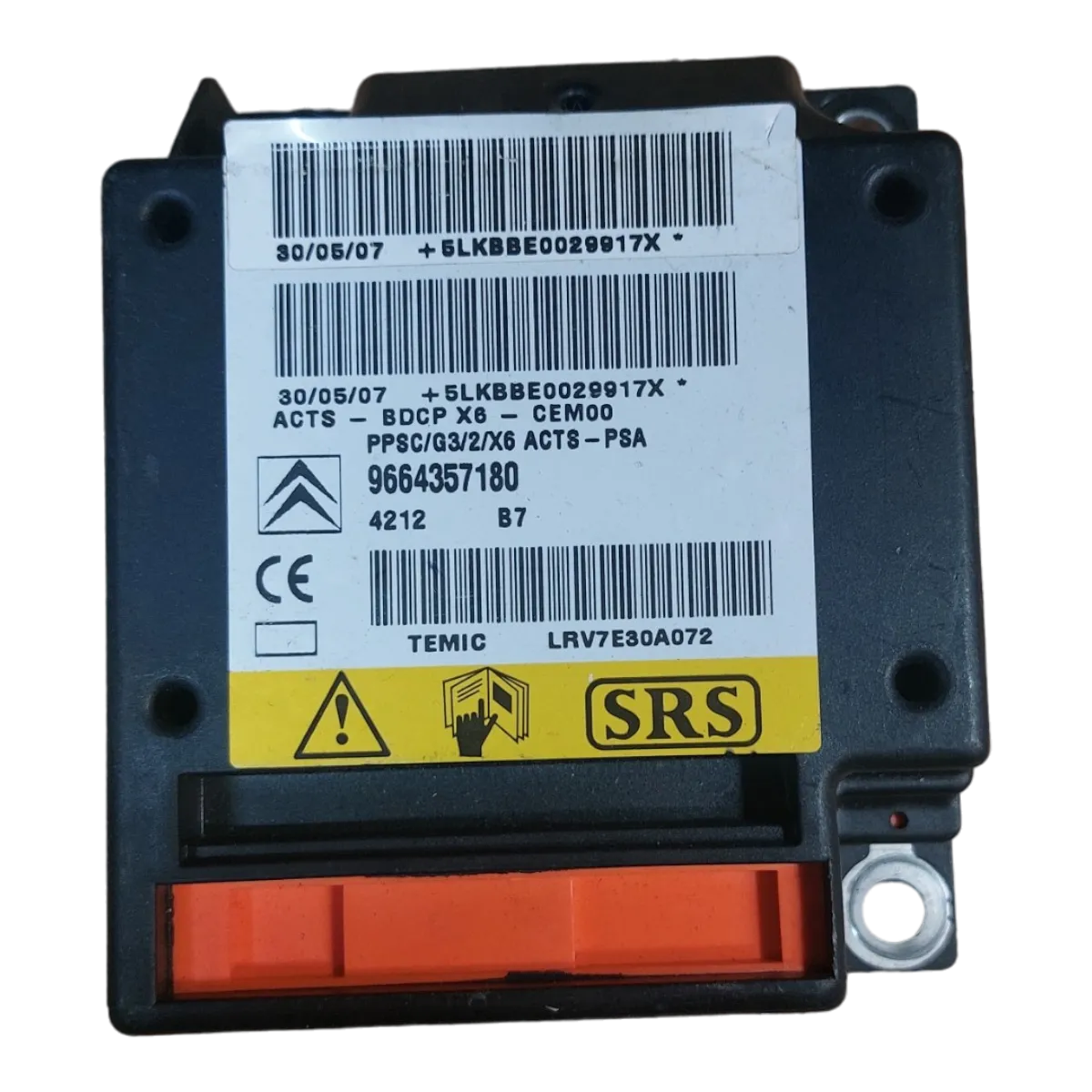 Citroen C6   05-12  centrala airbaga  9664357180