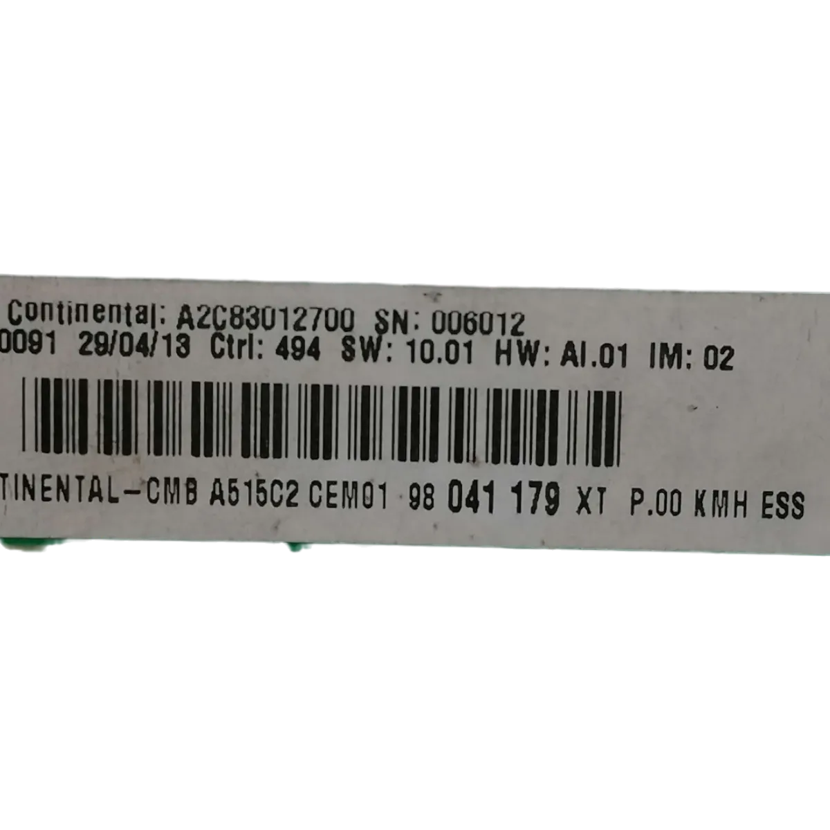 Citroen C3 A51 09-16   kilometar sat/brzinomjer    98041179XT   A2C83012700