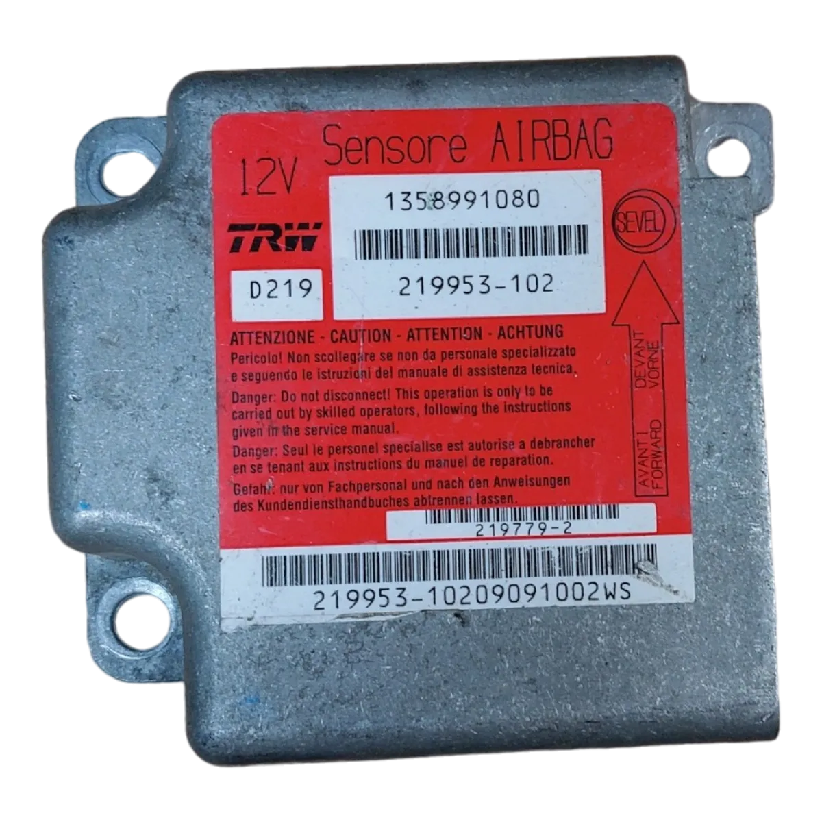 Peugeot Boxer  06-14   centrala airbaga  1358991080   219953102